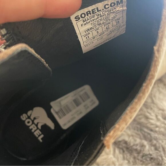 Sorel Joan Uptown Zip Leather Wedge Booties - Picture 6 of 6